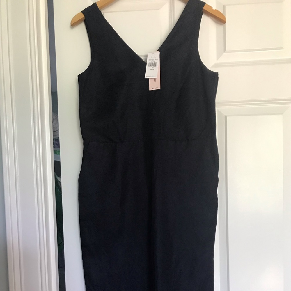 Banana Republic Navy Cropped Jumpsuit
